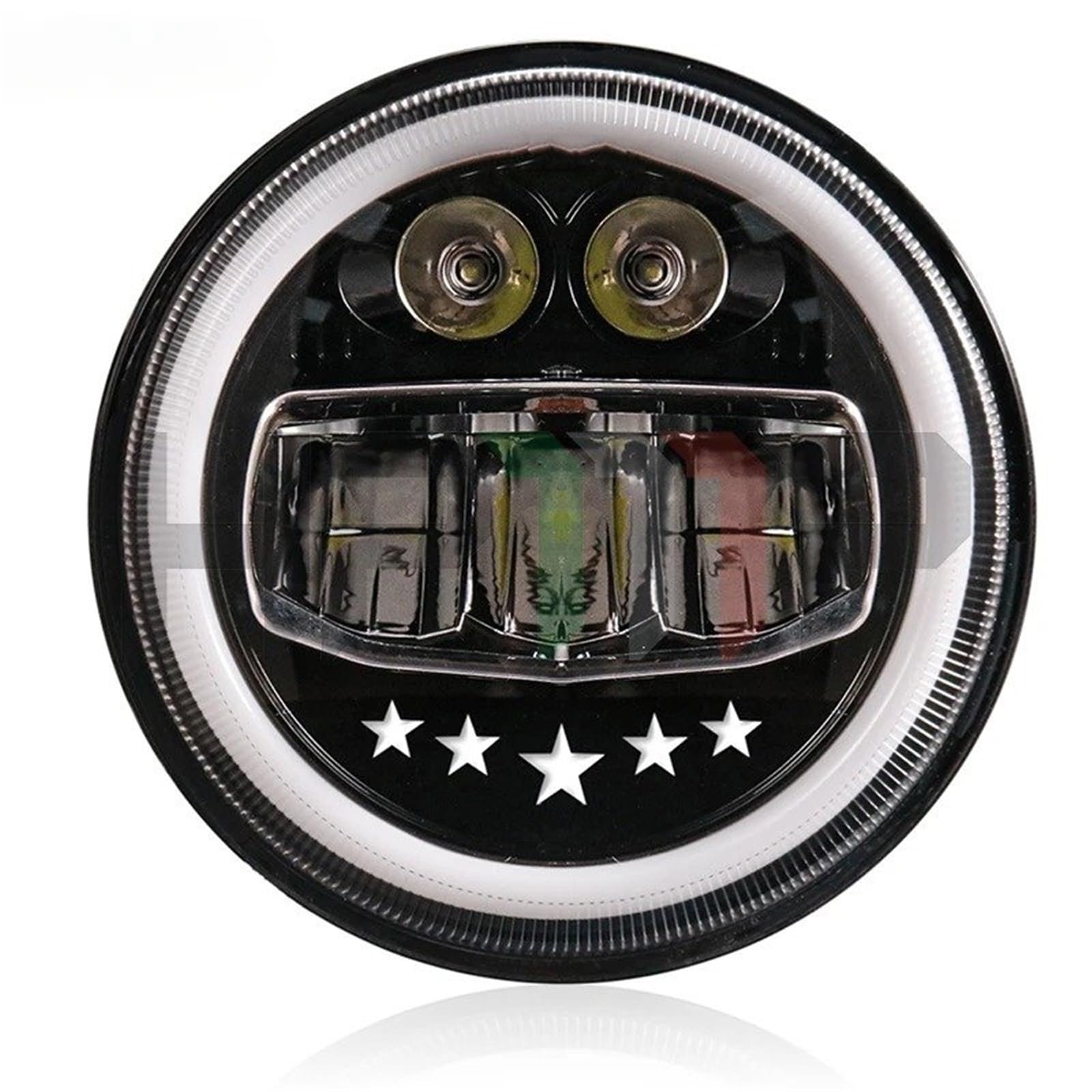 Antiniebla Moto Para Motocicletas Para Todoterreno Para Vehículos Faro 7 Pulgadas Para Wrangler LED