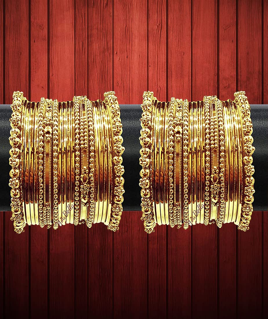 Brass Bracelet Bangle Set (2.8) (Set of 2)