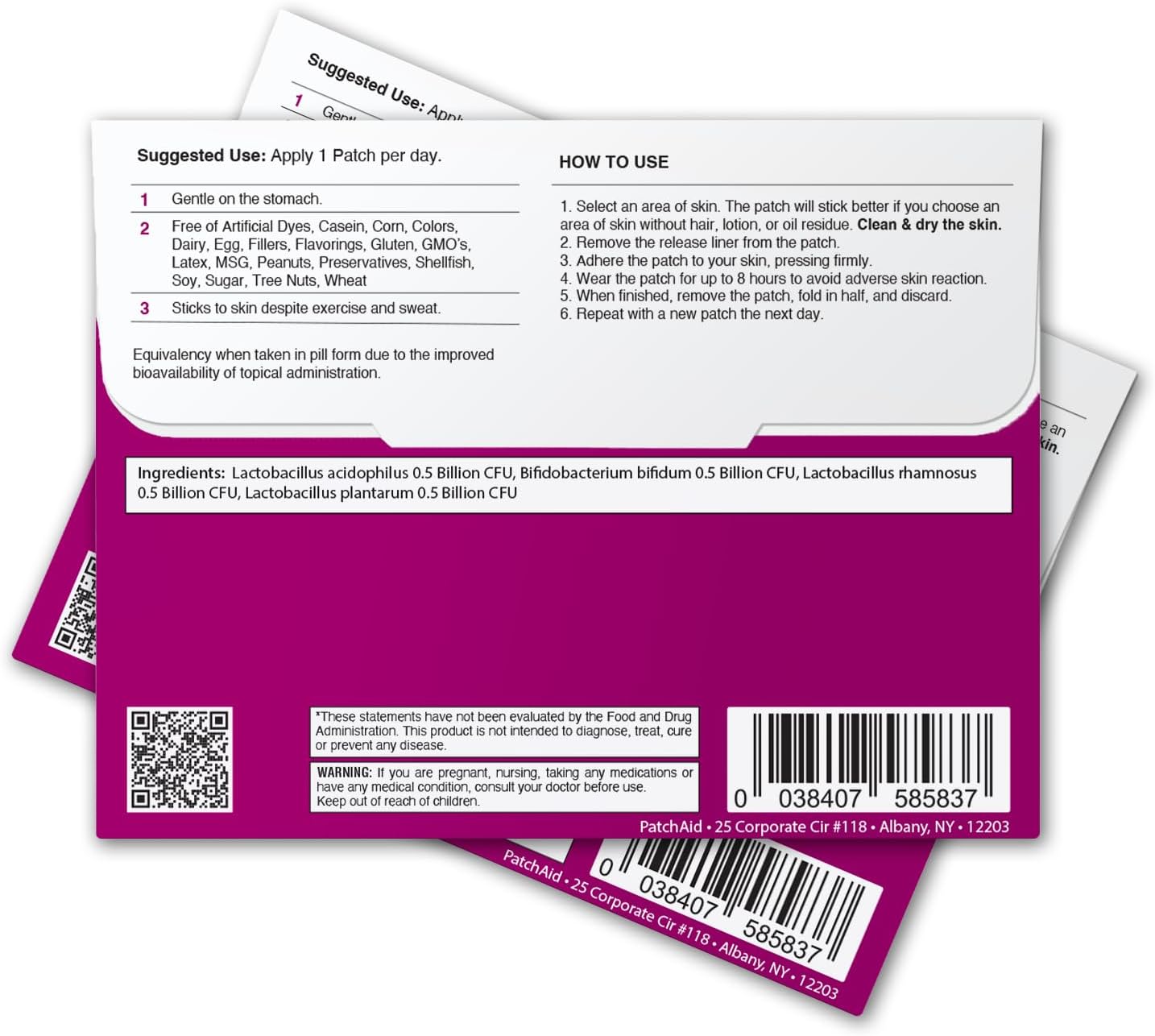 Kids Probiotic Skin Patch by PatchAid