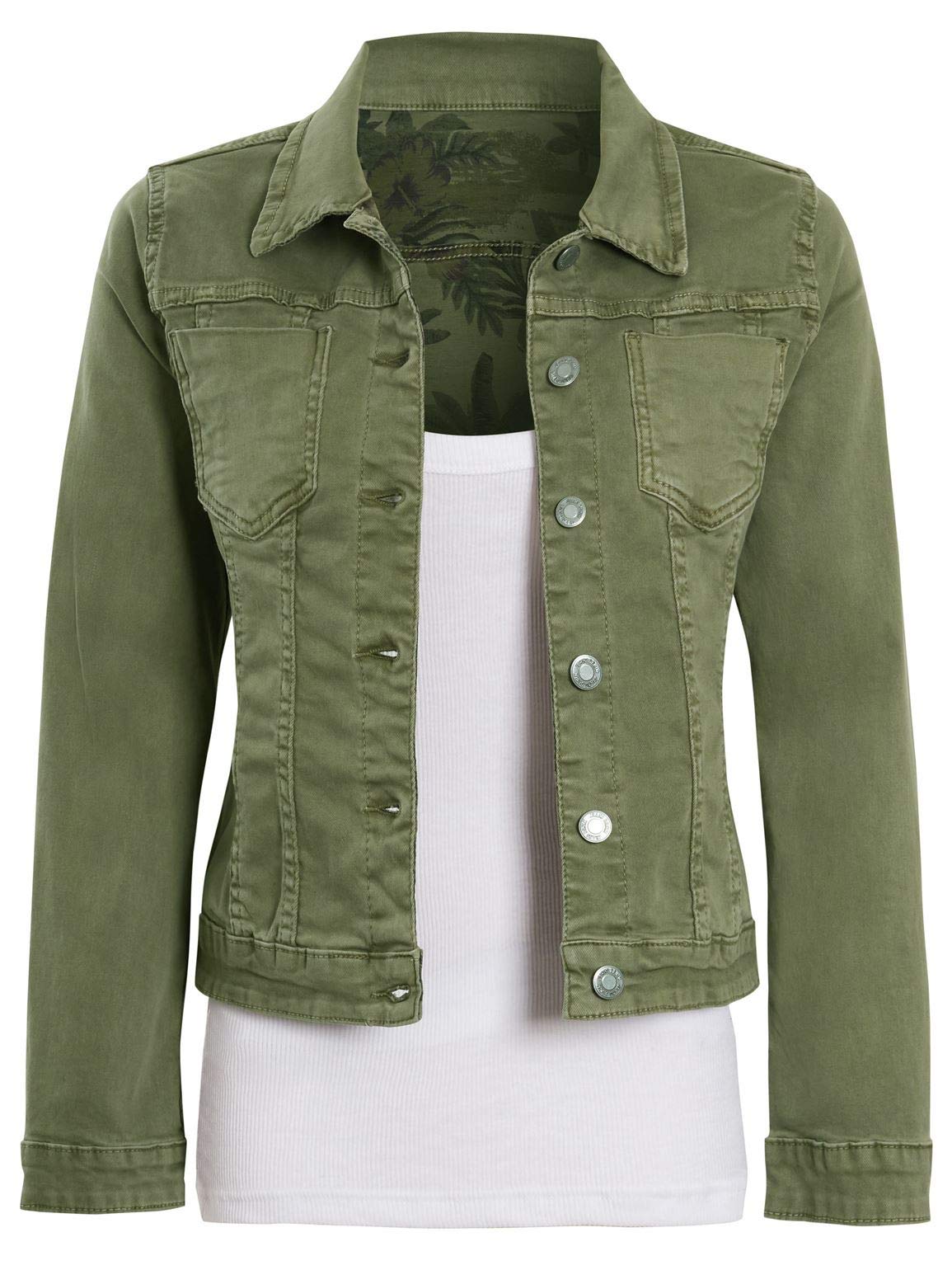 SS7 Femme Veste en Jean réversible