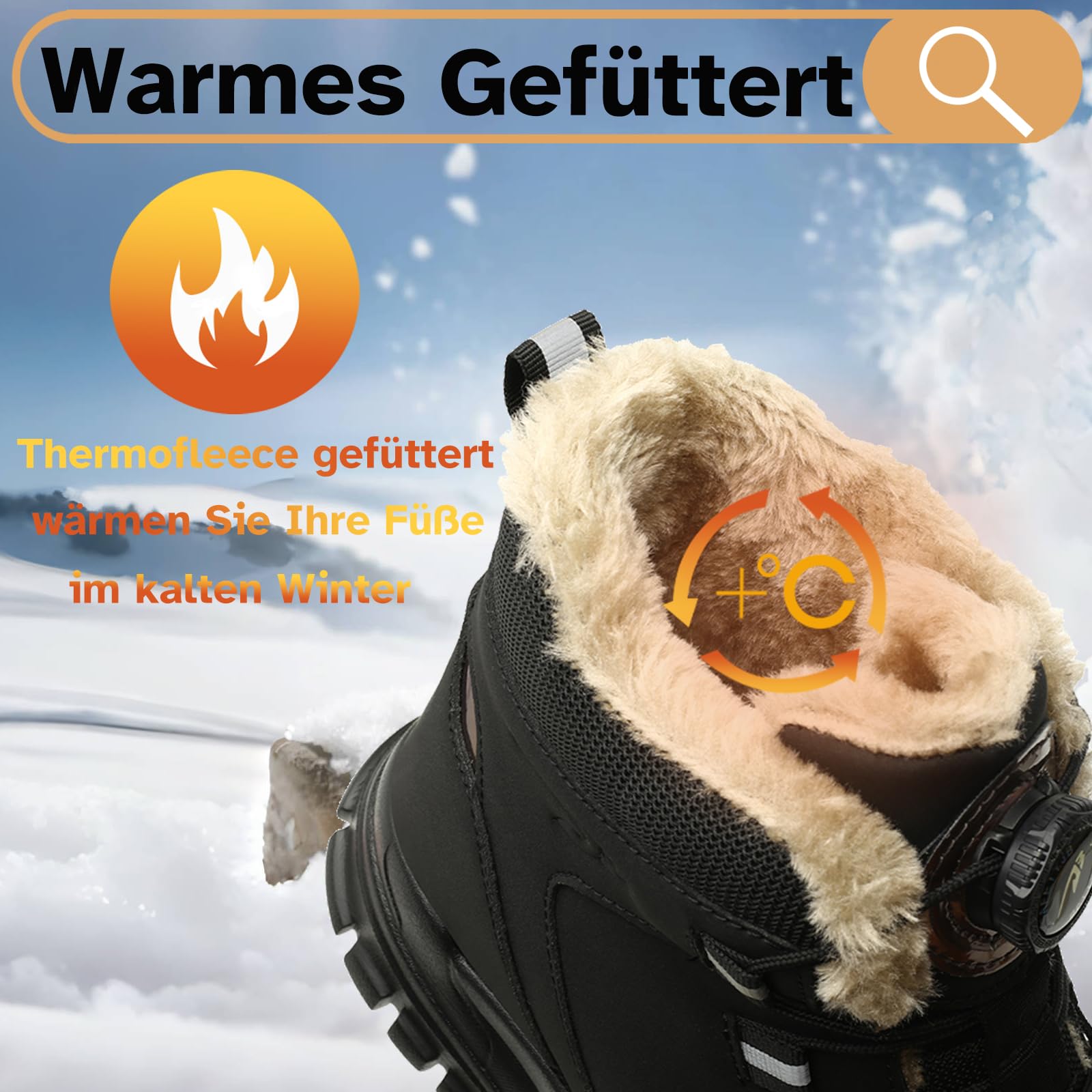 Chaussure de Sécurité Homme Femme Hiver Imperméable Chaussures de Travail Embout Acier Antidérapante Bottes de Sécurité