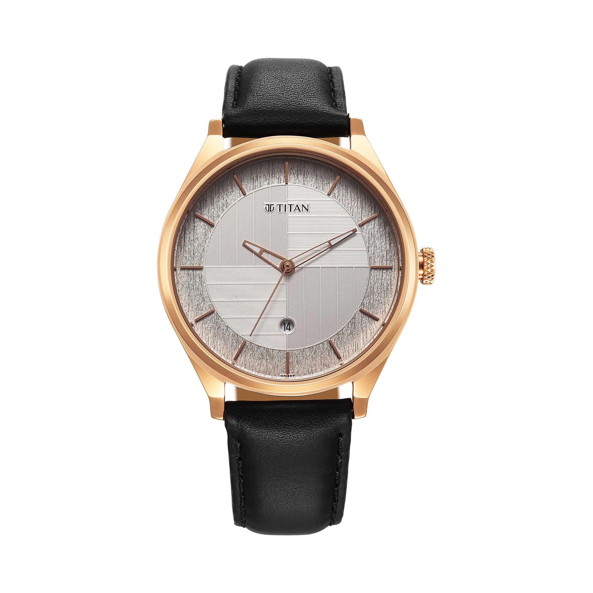 Titan Leather Analog Silver Dial Mens Watch-1802Wl02, Band Color:Black (B0DFWPCQB8) Amazon Price History, Amazon Price Tracker