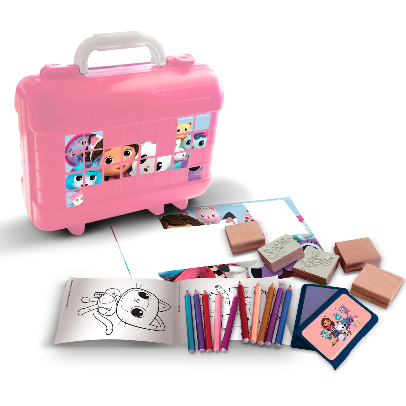Multiprint Art/Craft Travel Set Gabbis Doll House Board Game for 8+, Multi-coloured, 19 x 23 x 10.5 cm - Image 2