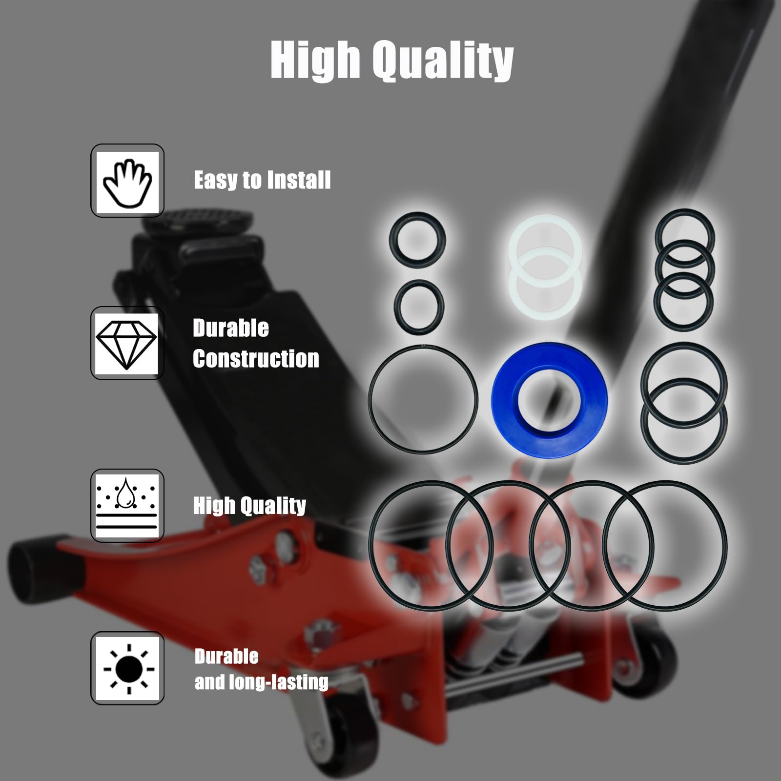maren2様ご確認 Amazon.com: 214.50136 Floor Jack Seal Replacement Kit Fit for