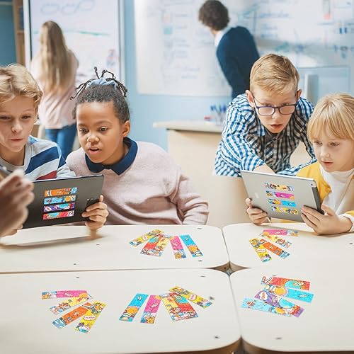 Miniatura 7 de 200 calcomanías calmantes para la ansiedad calcomanías sensoriales con temática espacial tiras texturizadas antiestrés adhesivos táctiles alivio de