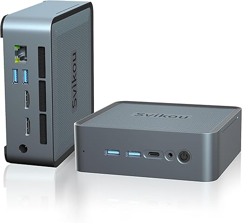 Mini PCWin 11Pro y Office 2019 AMD Ryzen 7 5800U (hasta 4.4 GHz) 16 GB DDR4 RAM 1TB NVMe SSD 8 Core Mini computadora de escritorio compatible con