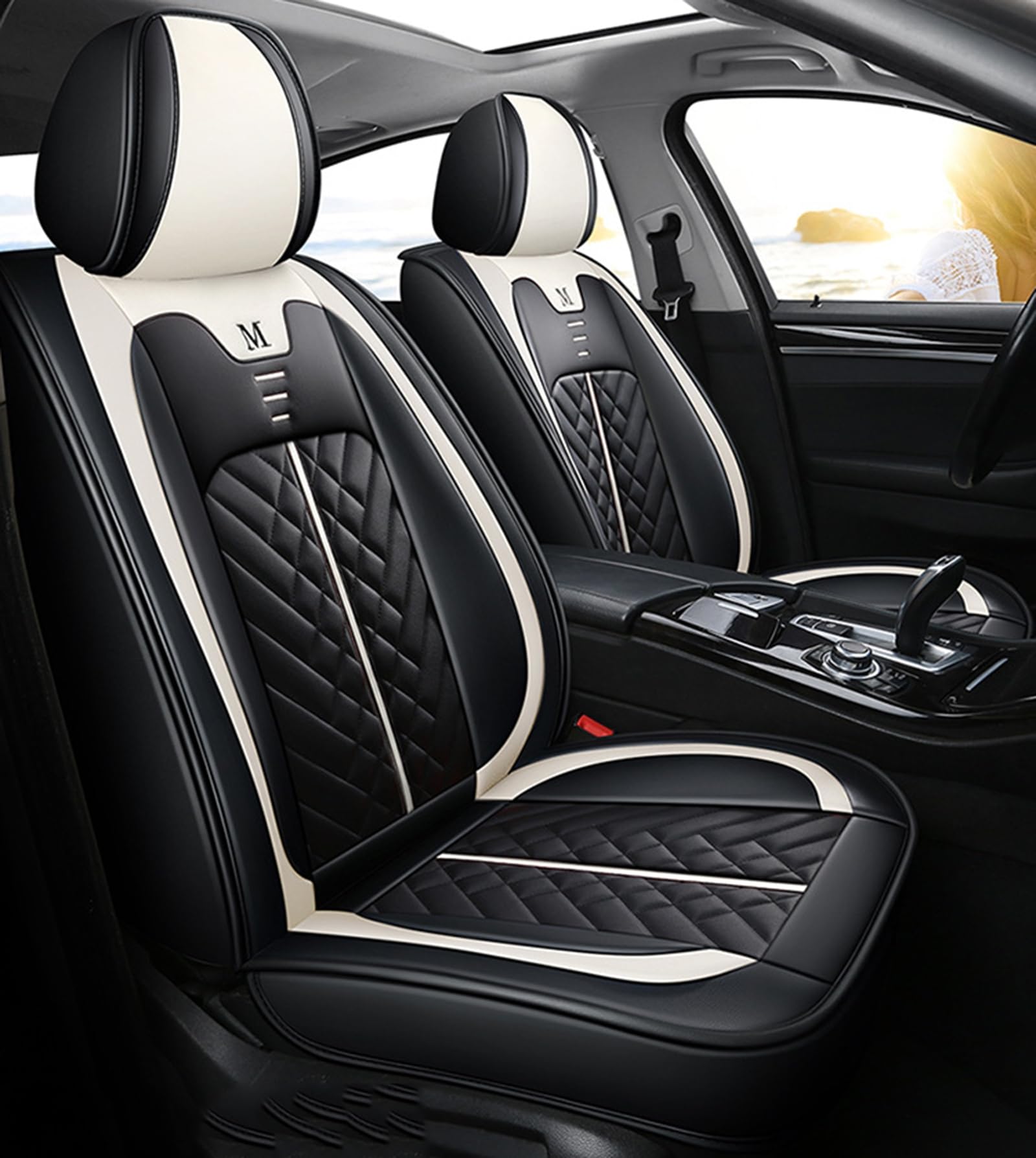 COPERCHI di Auto CAPERCHI- COPERCHI di Auto Auto Auto Comuni COPERCHI Auto Auto 5 SETTI Set in FATTURA UNIVERSALITURA, Fit Universale Compatibile airbag.,A