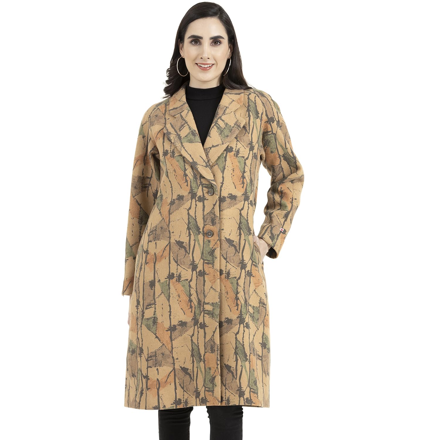 owncraft women's Printed Wool Coat-picture-31