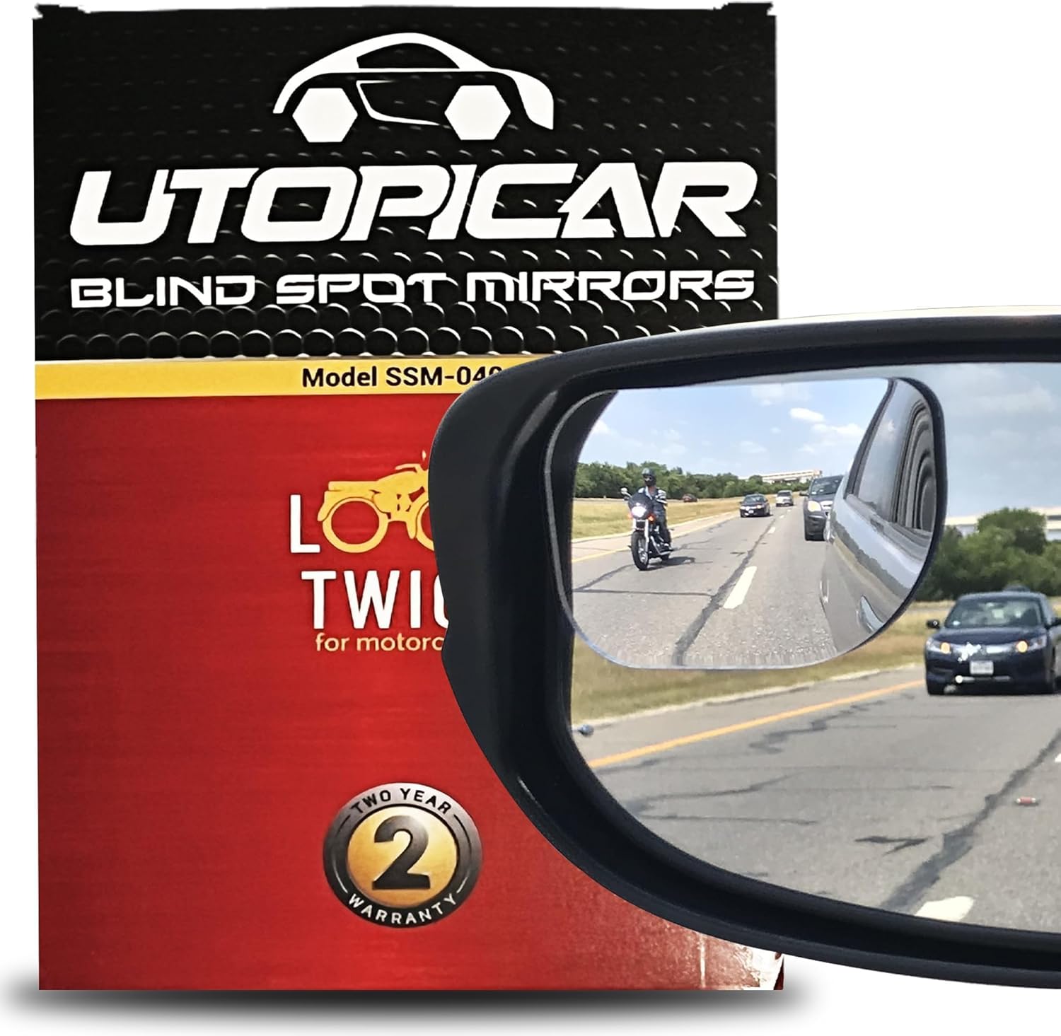 Blind Spot Convex Car Mirrors: XLarge Rear View - Rearview Automotive Mirror for Car - Exterior Accessories