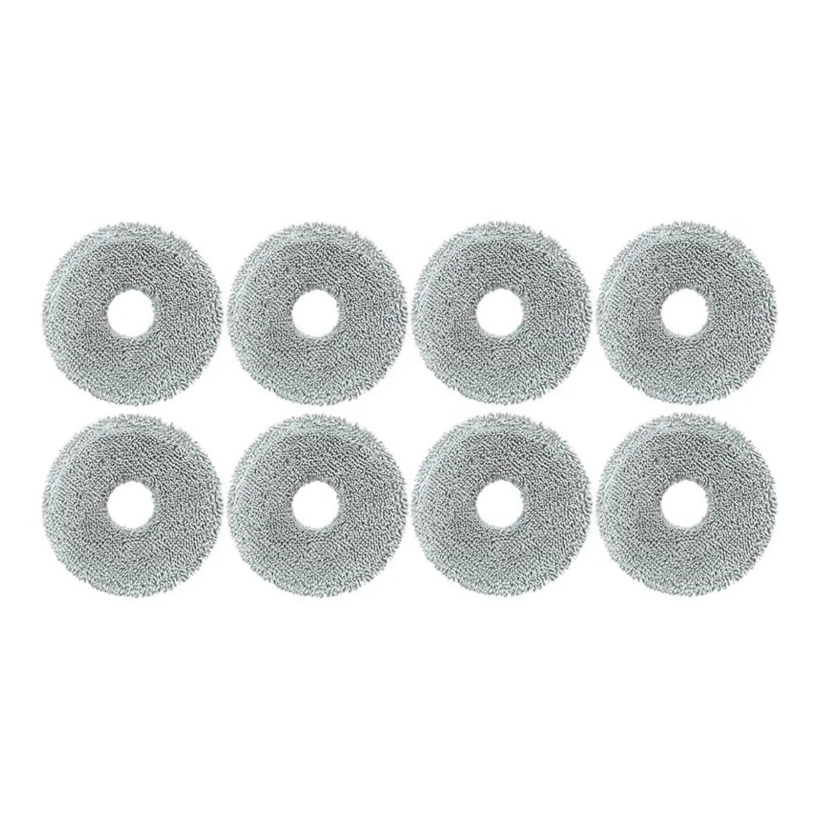 RANJIAO Assembly Round Cloth Rag,Compatible for Dreame L10 Pro / L10S Ultra / X10 / C102CN / L20,Sweeping Robot Vacuum Cleaner Parts(8PCS)