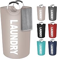 Vista 22 de StorageRight Cesta de Ropa Sucia Grande de 75L, Cesto de Ropa Sucia, Cesto de Ropa Sucia para Lavandería, Plegable, Cestas de Ropa Sucia