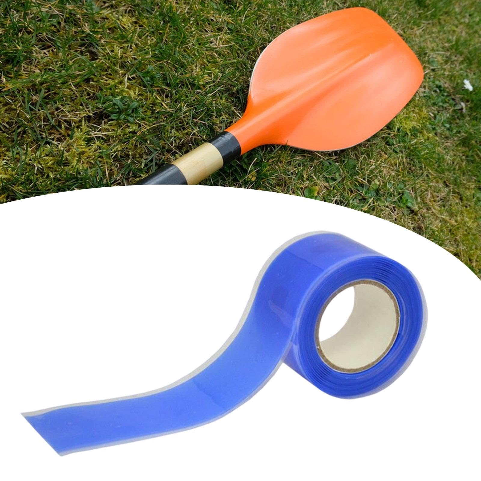 QSTDGVPW Kayak Paddle Grip Tape Sealing Strip Oar Accessories Handle Tape for Paddleboard Kayaking, Blue