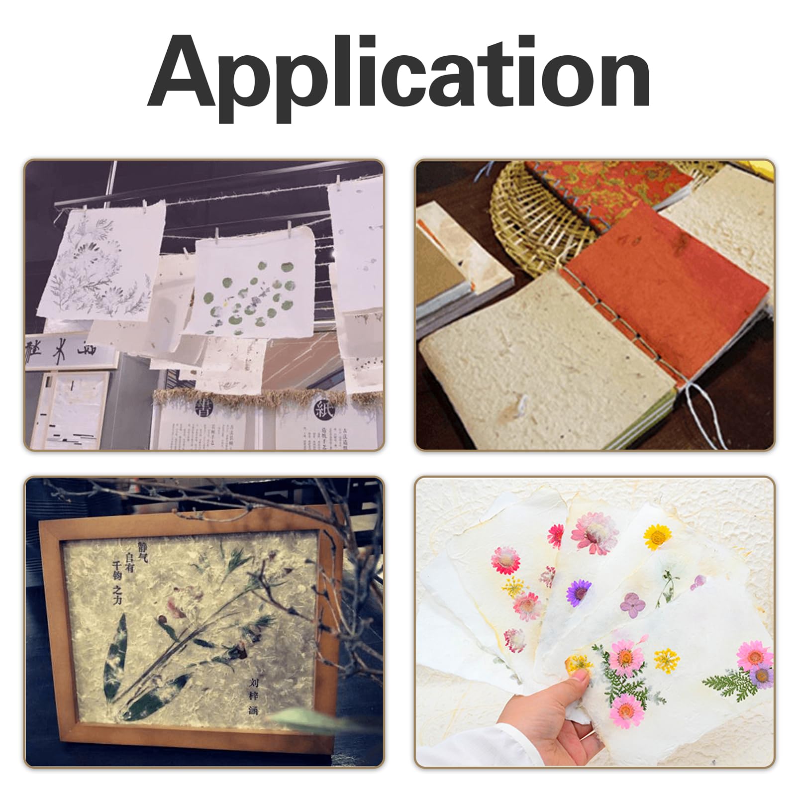 3 Pièces De Fabrication De Papier En Bois Moule De Fabrication Papier