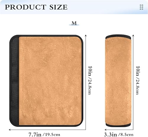 Miniatura 8 de RPLIFE Sand Brown Kids Seat Belt Cover Soft Seatbelt Pads, Shoulder Seatbelt Protector, Padding for Safety Belt
