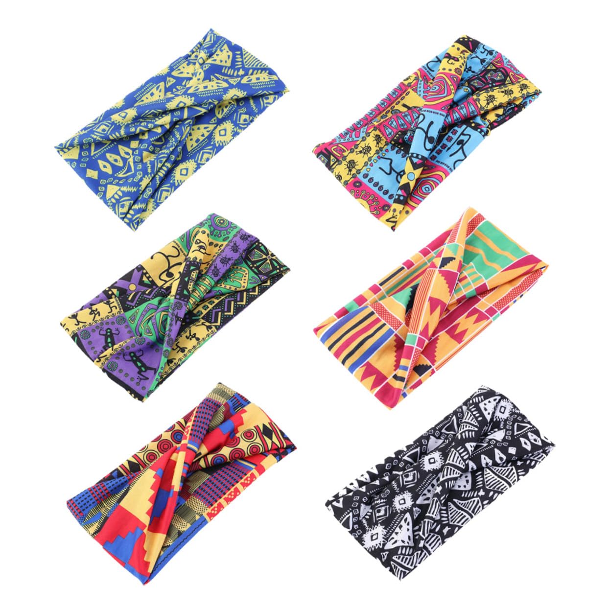 Didiseaon 18pièces Bandeaux Ethniques Tressés Accessoires Et Absorbants Pour Yoga Et Fitness