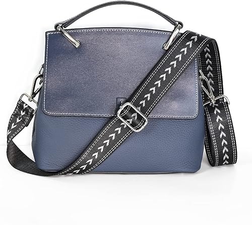 Miniatura 143 de Kolti Correa de repuesto para bolso, bolso cruzado a rayas anchas ajustables Hebilla de oro-04