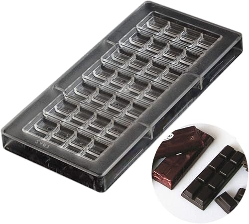 Miniatura 5 de Grainrain molde de policarbonato chocolate molde de barra de chocolate de policarbonato DIY hecho a mano herramientas de pastelería de caramelo