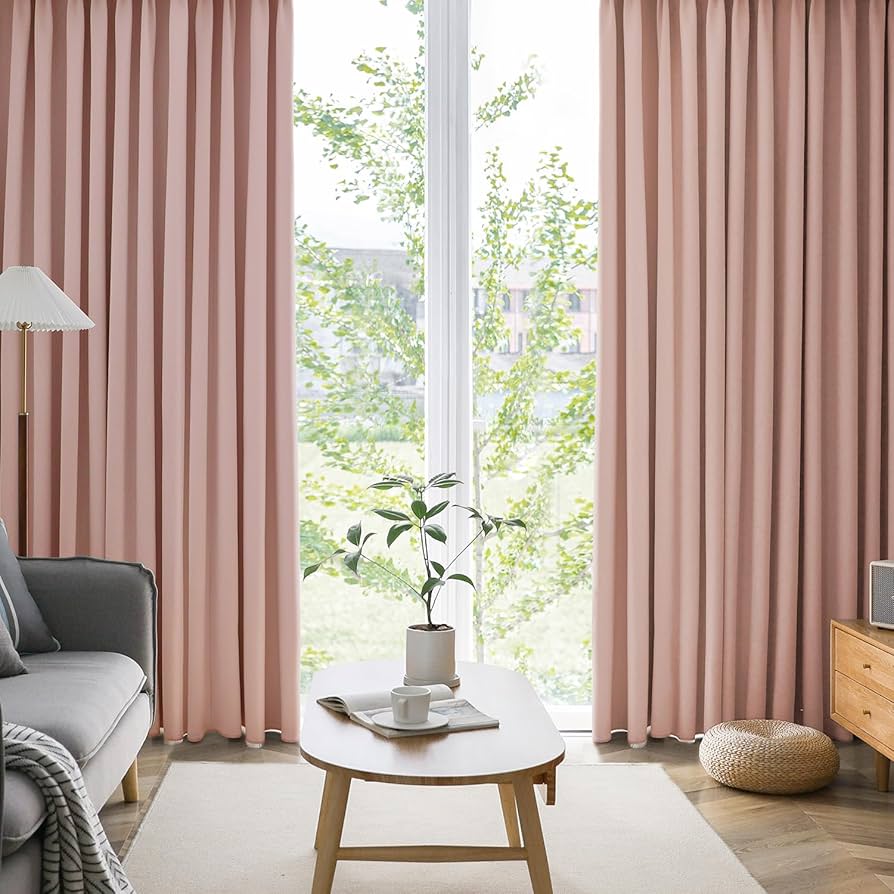 Amazon｜AIFY カーテン 2枚セット 1級 遮光 小窓 ドレープカーテン UV