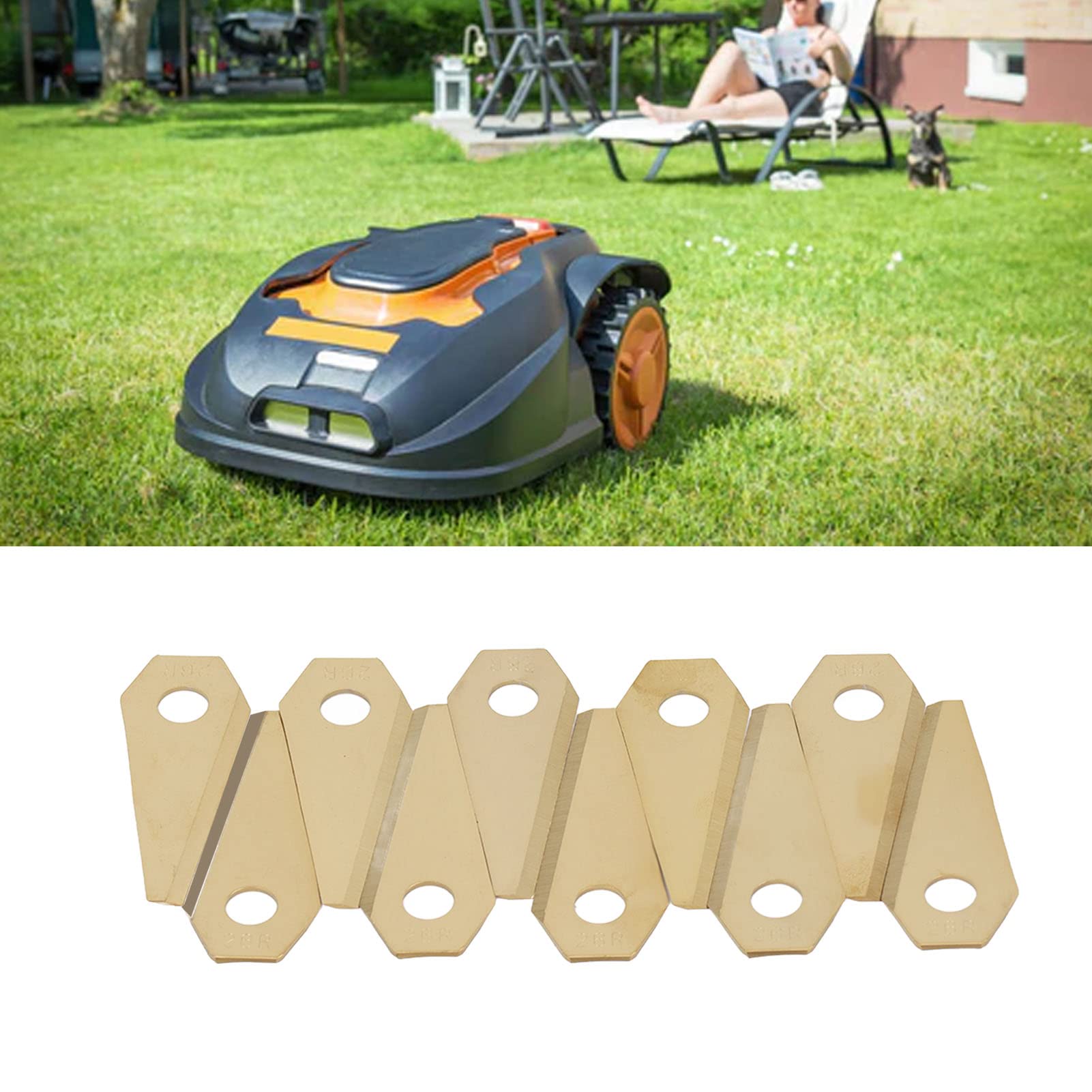 30 Stück robuste und praktische Ersatzmesser für Mähroboter, passend für Indego
