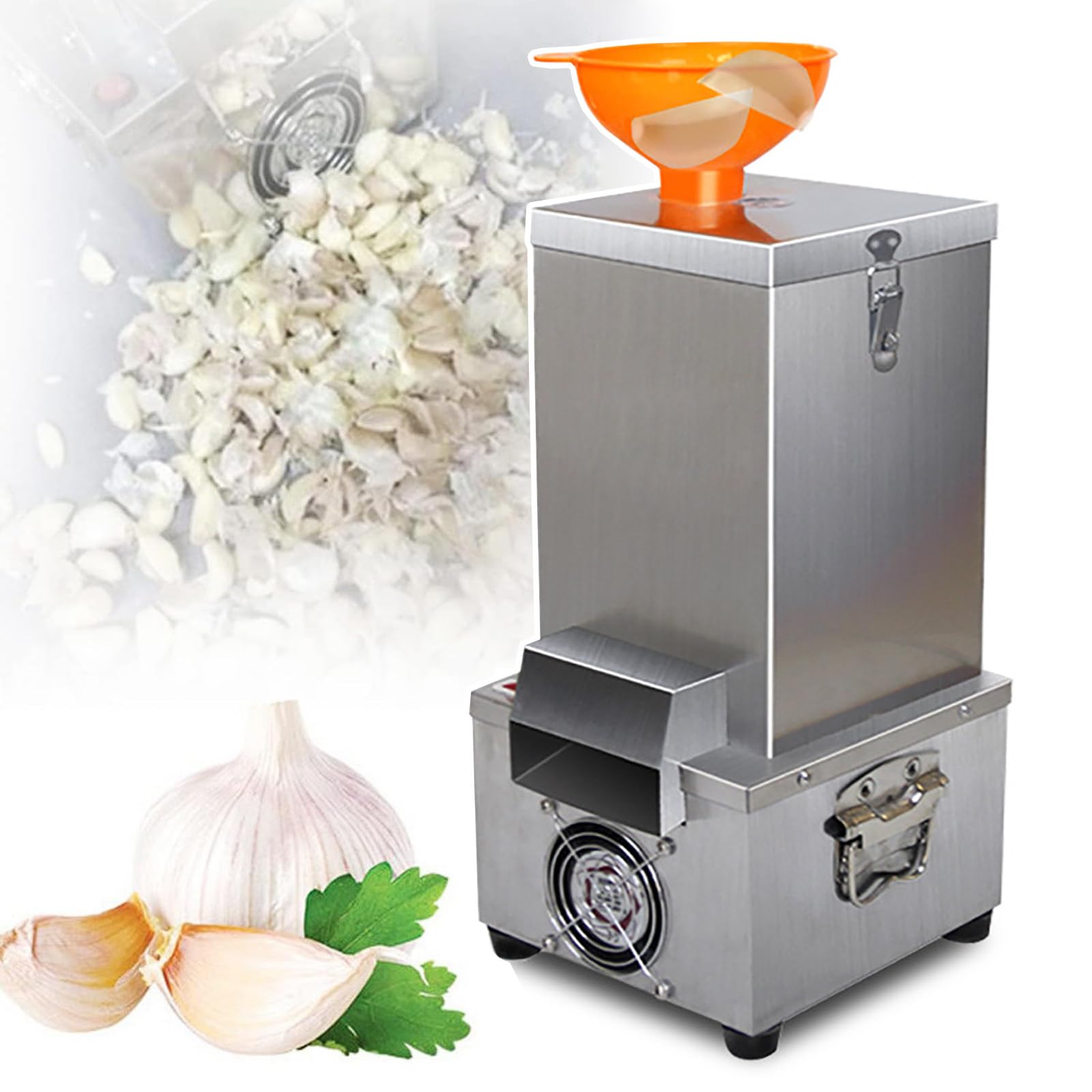 AYCDL Clove Peeling Machine, Electric Garlic Separating Machine for Restaurant Kitchen, Stainless Steel Garlic Peeler Machine/Commercial Grade Peeling Tool