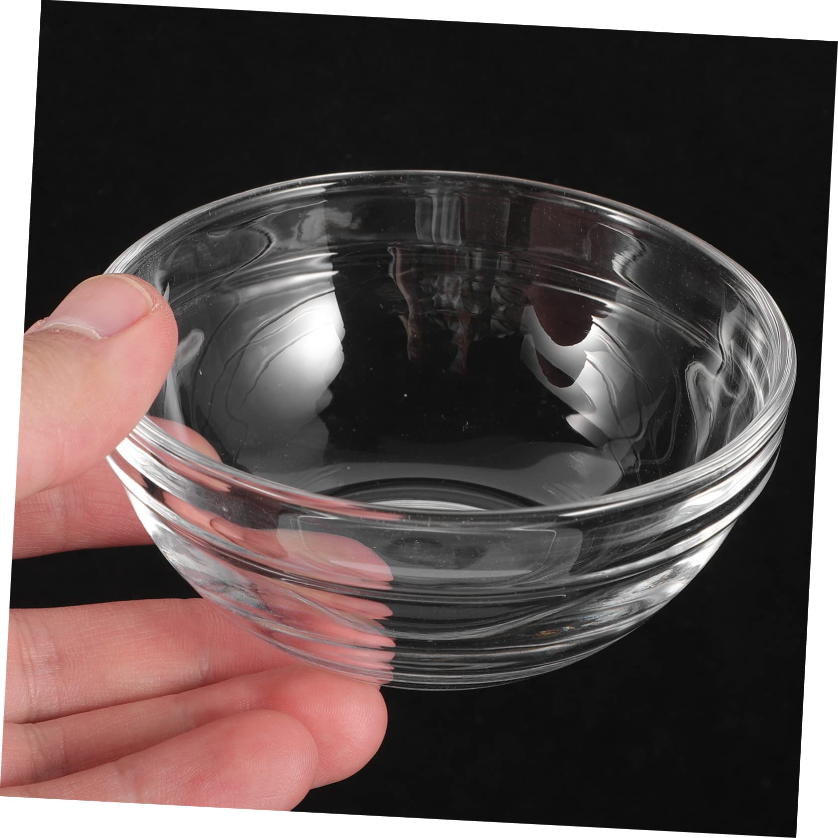 Kisangel 12 Piezas Cuencos De Postre Taza De Natillas Contenedores De Alimentos Nueces o Tazón Para Mojar Cuenco De Natillas Tazón De Helado Tazón De Mousse Vidrio Cristal Hojas De Mostaza
