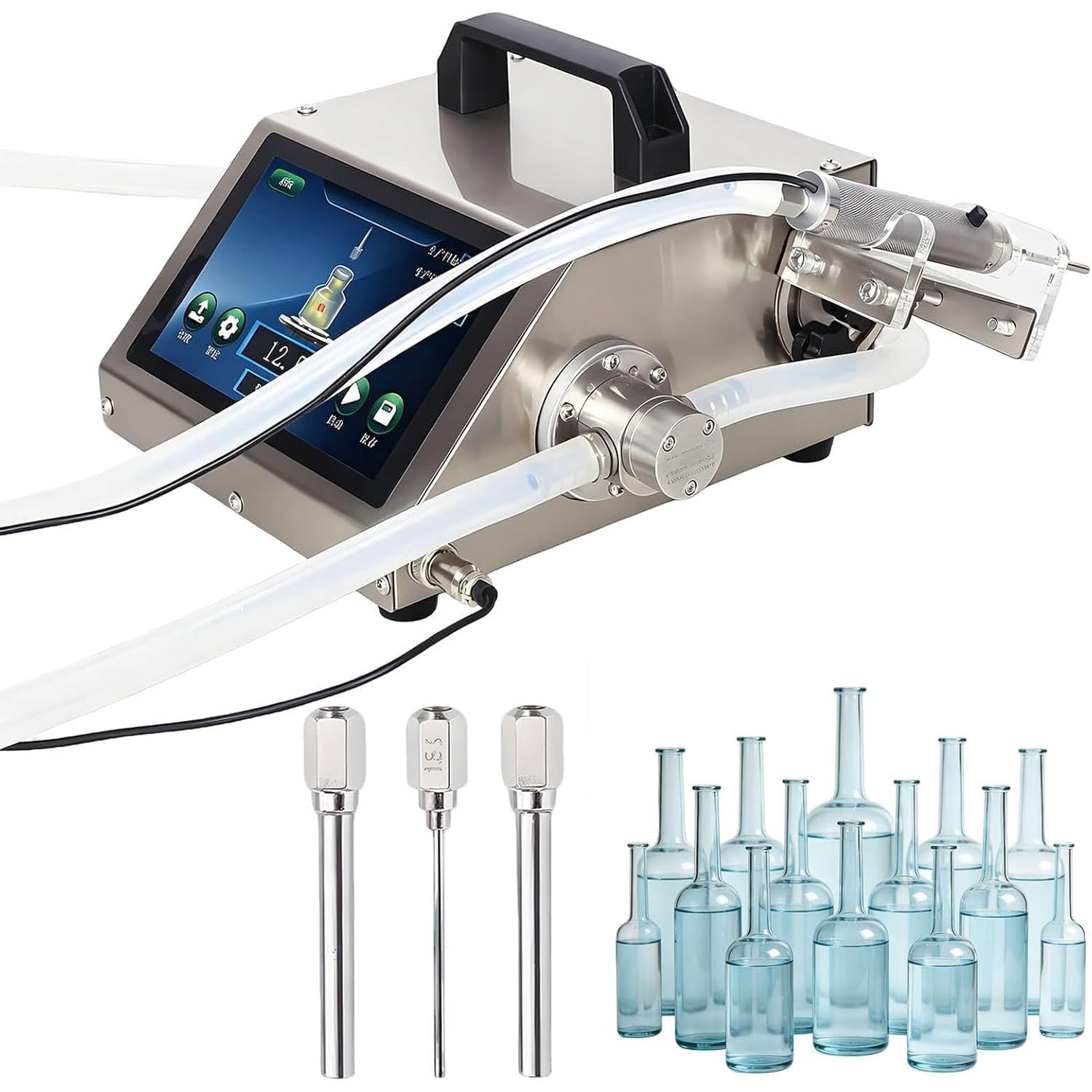 Macchina riempitrice automatica per liquidi,con pompa peristaltica HD1360 | Macchina riempitrice per bottiglie,capacità da 1ml a 100ml, per oli essenziali,profumi.