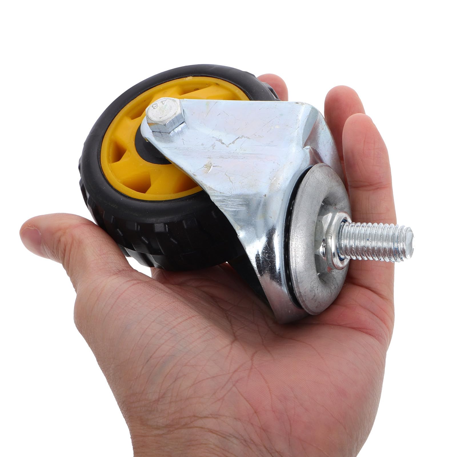 Levemolo Roulettes Pivotantes en Roue Cric et Fer Plastique de Sol Robustes Accessoire Fiable pour Réparation de Cric Hydraulique en Entretien Automobile