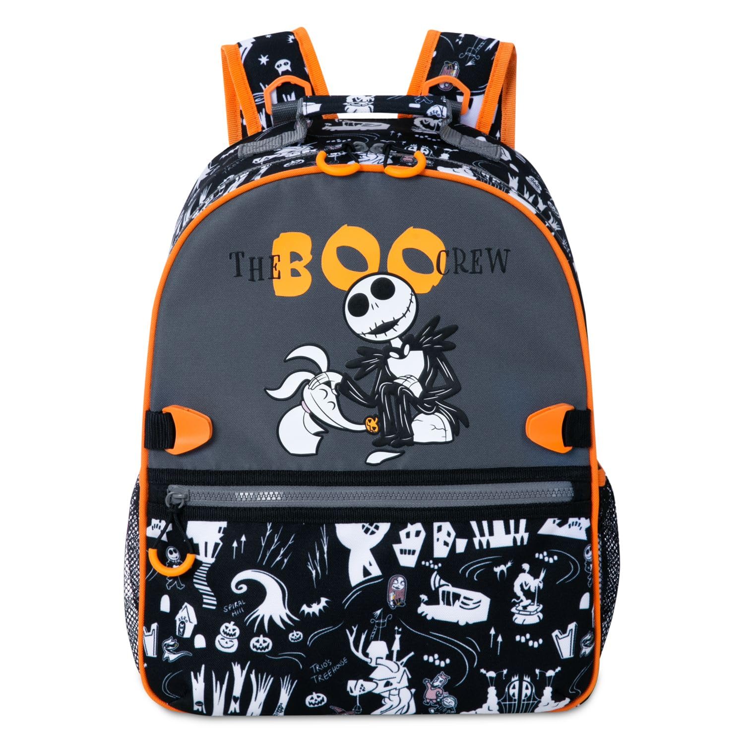 Disney Store Nightmare Before Christmas Toddler Unisex Backpack | Kids School Backpack - Medium (16" Tall), Black, Cartoon Pattern