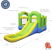 Vista 3 de Bounce 'N Splash – Isla mojado o seco