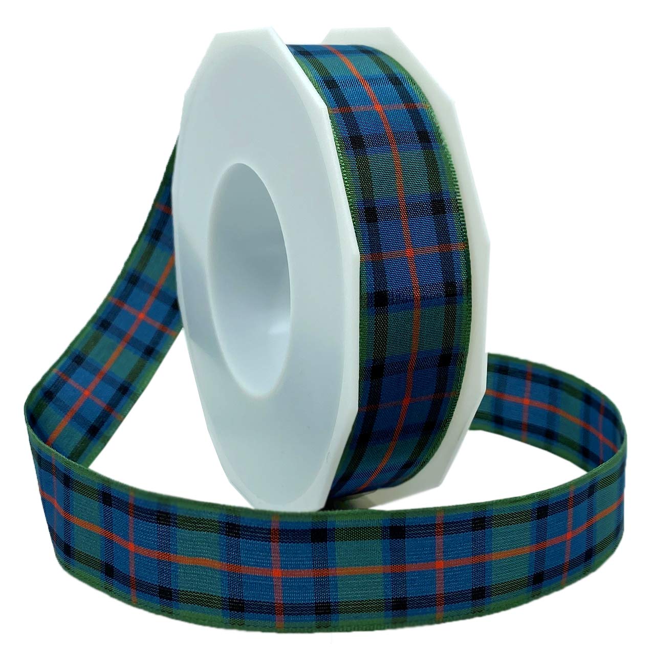 Morex Ribbon Ribbon, Polyester, Flower of Scotland, 1 Inch by 27 Yards
