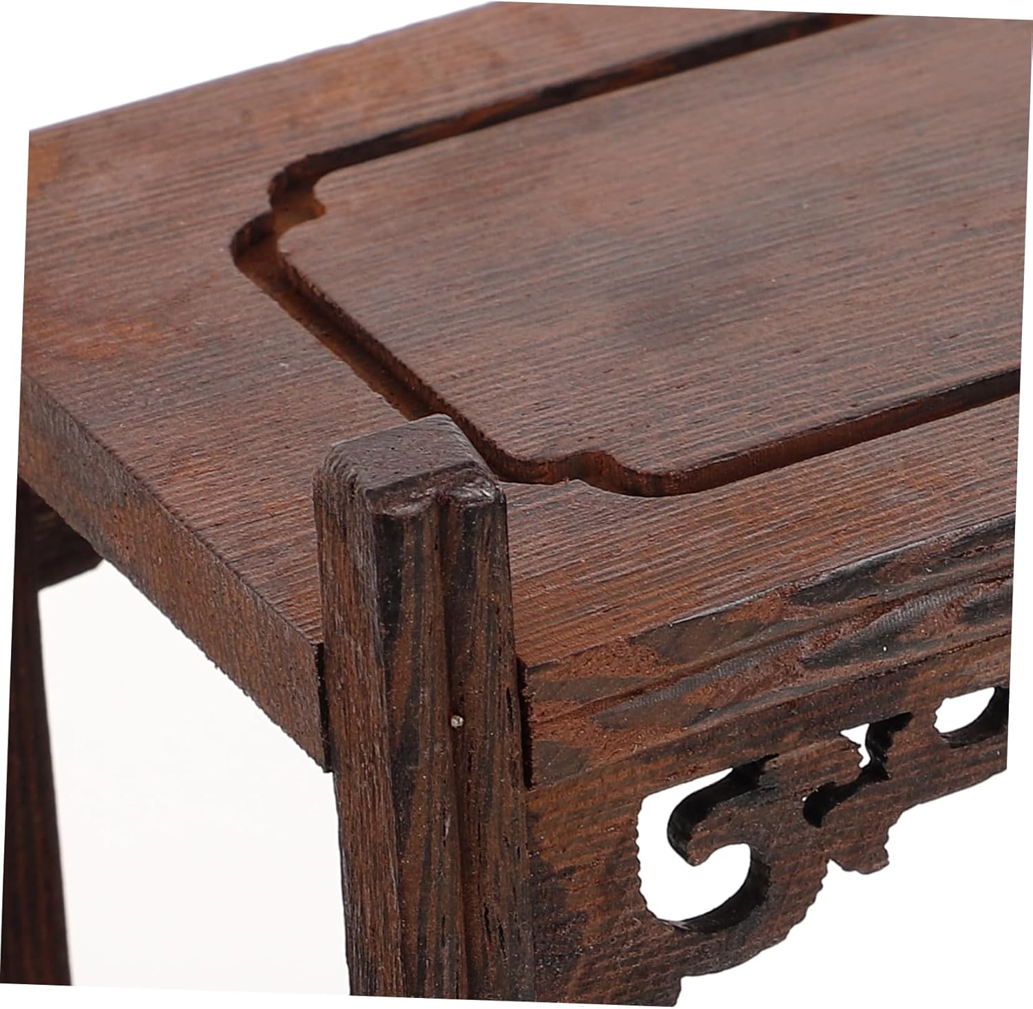 Antique Chinese Wooden Holder Boutique Display Stand Curio Showcase for Selling