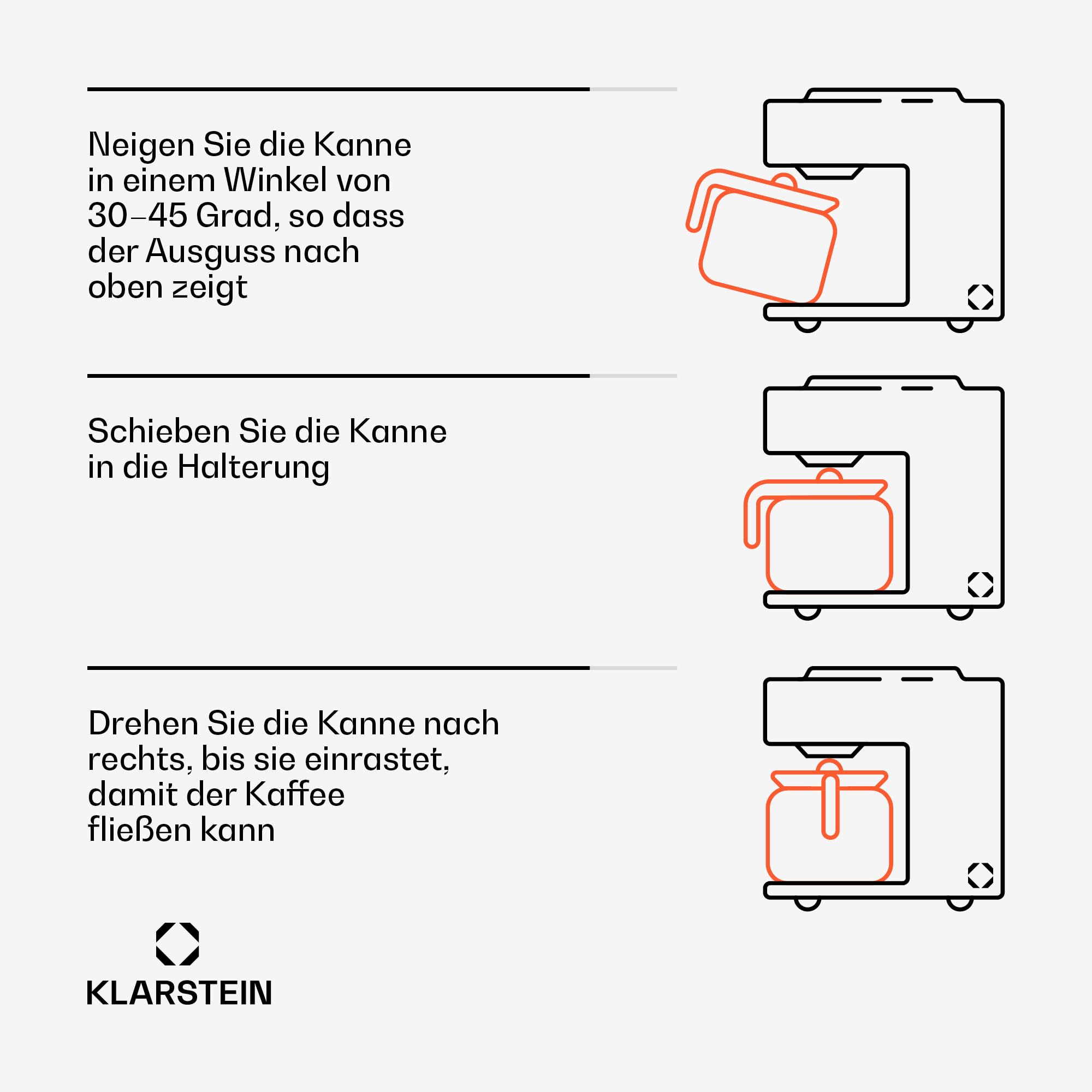 Klarstein 1,2 L Kaffeemaschine mit Thermoskanne und Timer, Kaffeemaschine Filtermaschine für 10 Tassen, 800 W Filter Kaffeemaschine Groß, Filterkaffeemaschine mit Edelstahl-Thermoskanne für Kaffee
