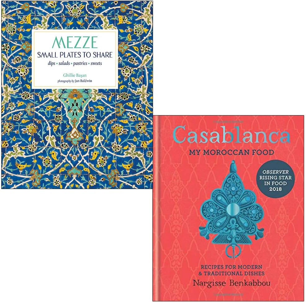 Mezze Small Plates to Share, Casablanca My Moroccan Food 2 Books Collection Set