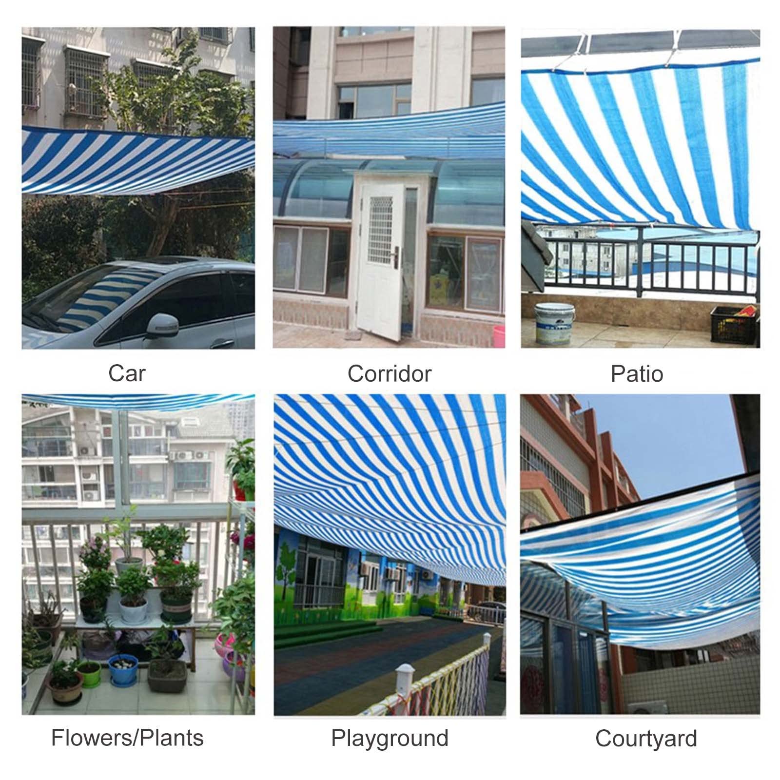 Sonnenschutznetz Weiß 2x3m Mit Ösen - Schattentuch Für Garten, Terrasse & Gewächshaus - 80% Beschattung, Atmungsaktiv & UV-Schutz