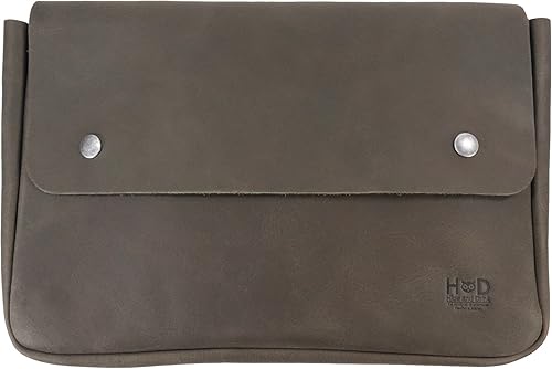 Hide & Drink, Carpeta Vintage Portadocumentos, Estuche de archivo, Carpeta A5, Cartera de sobre, Bolsa para lápices, Cuero de grano completo, hecho disponible en Yaxa Peru