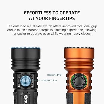 OLIGHT Seeker 4 Pro Rechargeable Flashlights, 4600 Lumens