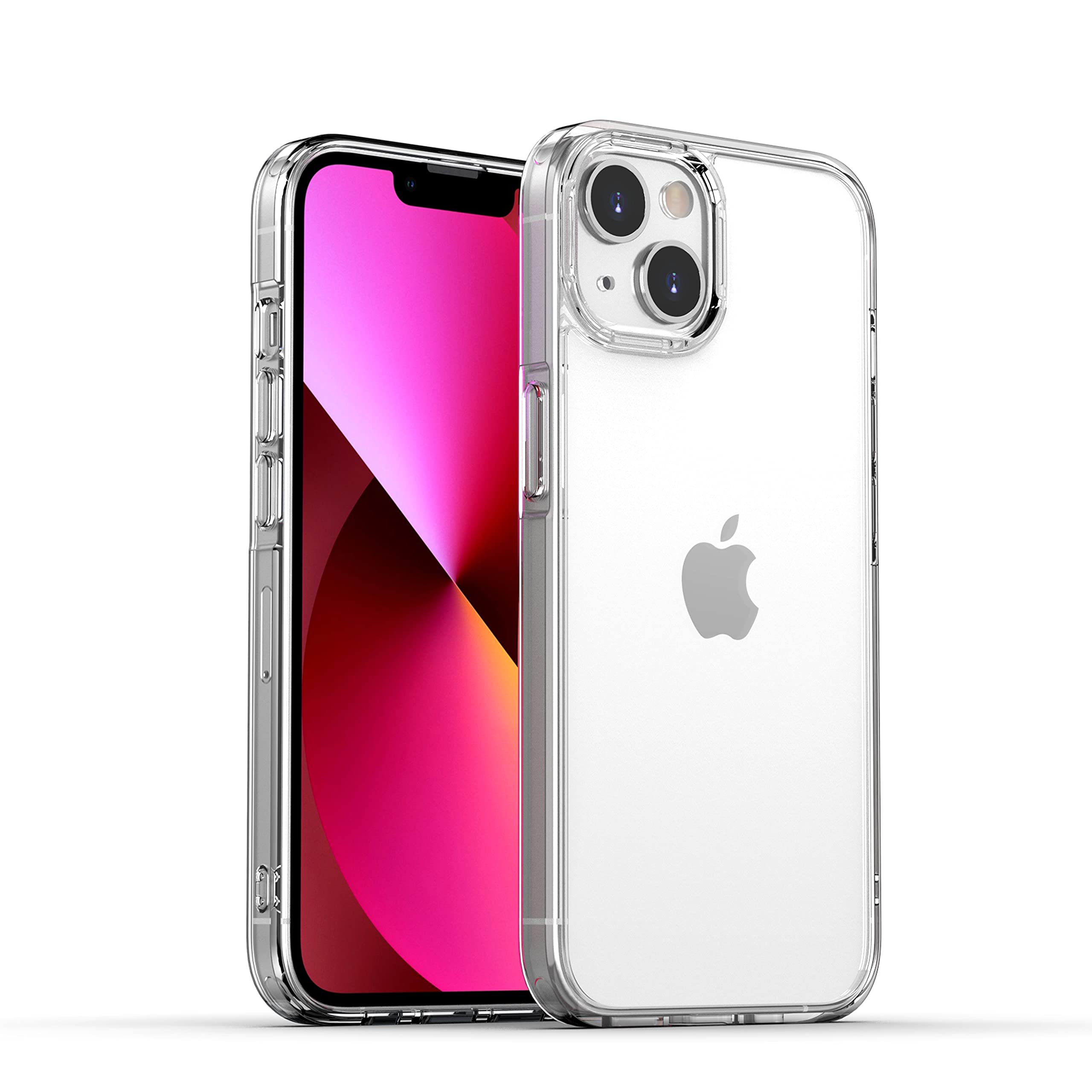 EastPoler Clear Series Case Compatible with iPhone 13/iPhone 13 Pro, Non-Yellow Shockproof Protective