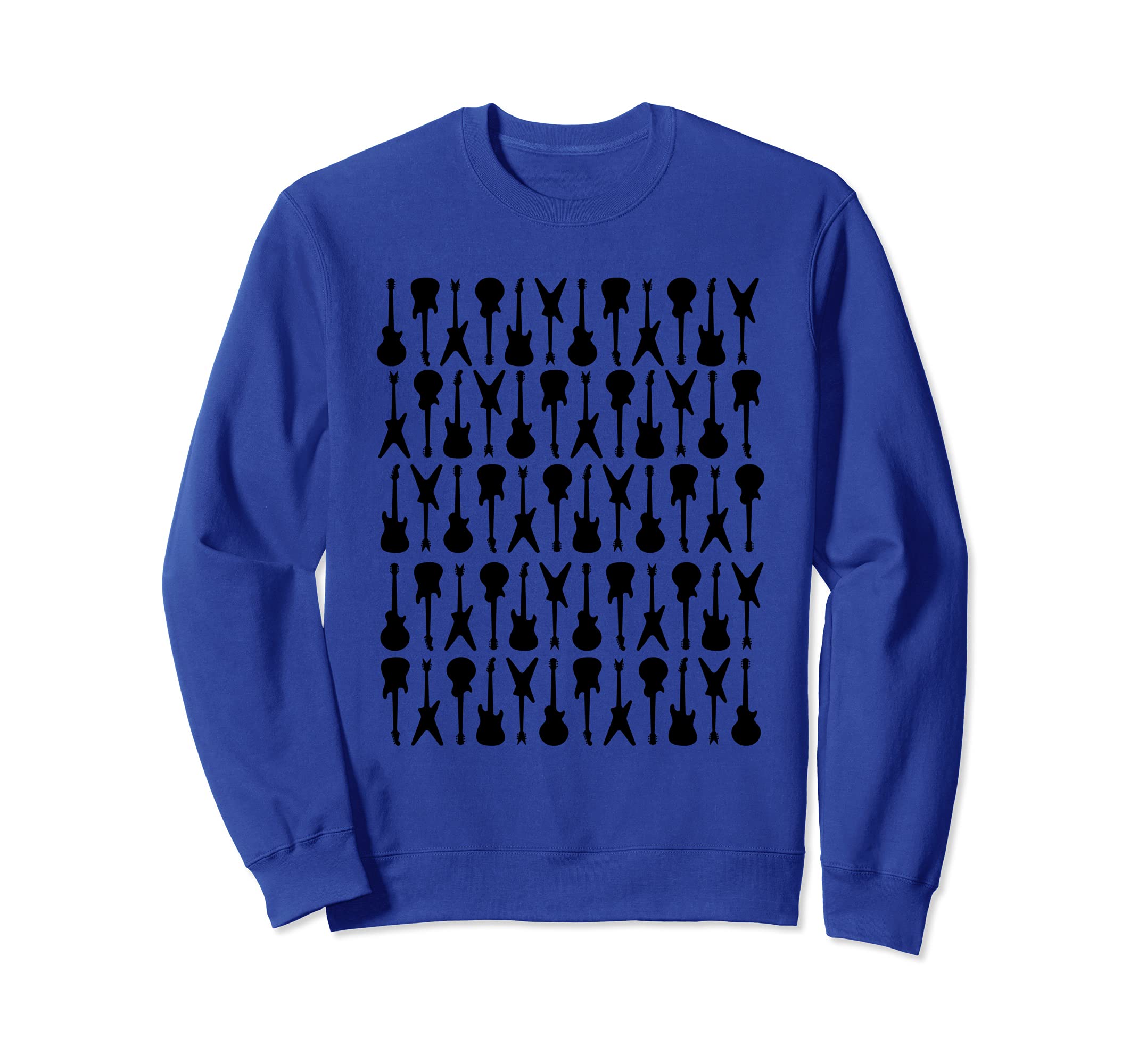 Guitaraholic Guitar design for Guitar Player Sweatshirt, Blue