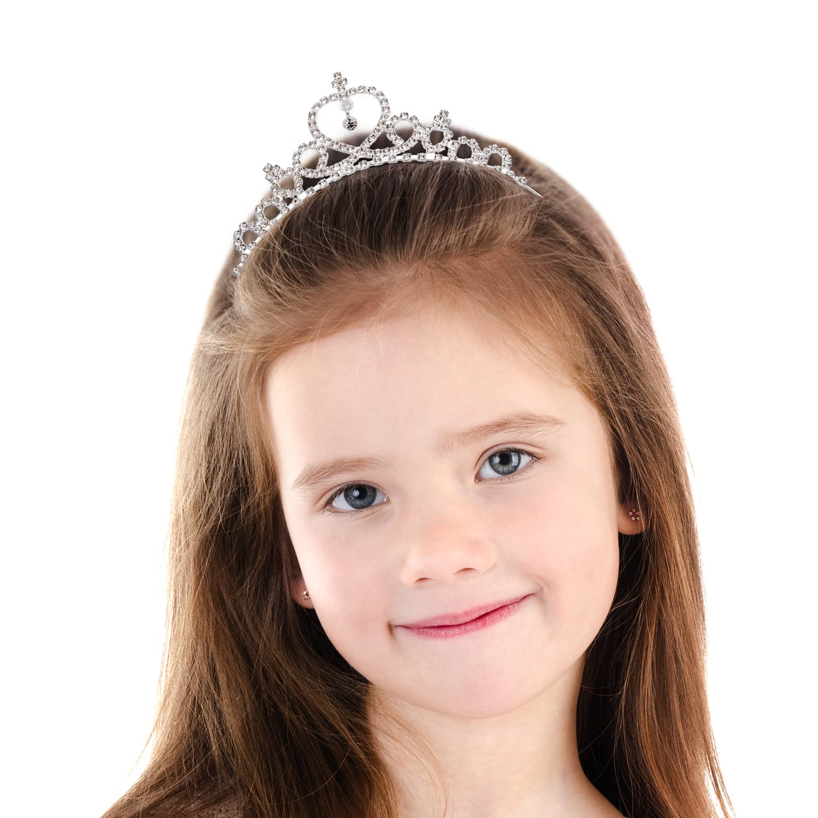 Princess Tiaras DiyJibb Princess \u0026 Queen Crown Set - 2-Pack Crystal Tiaras  For Halloween, Weddings \u0026 Special Events Costume Crown Accessories, image size:1600x1600