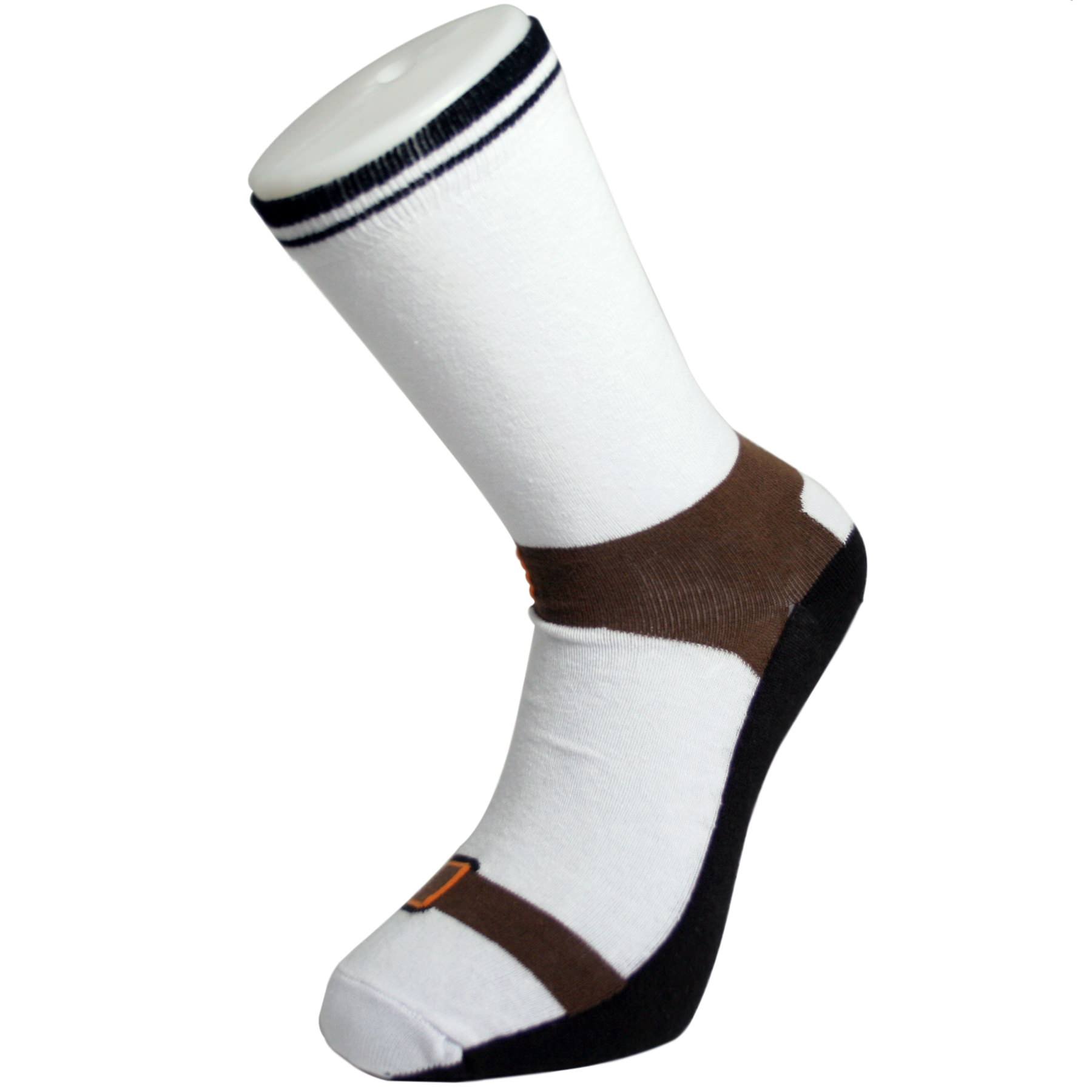 Sandal Print Novelty Socks