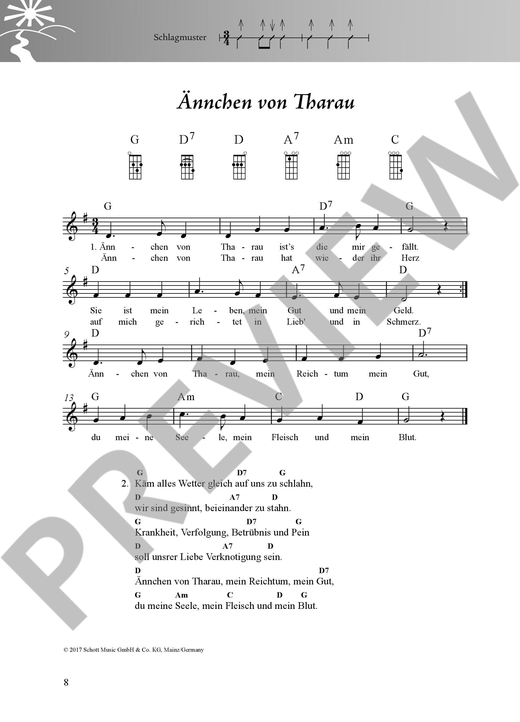 Das Folk- und Volksliederbuch für Alt und Jung: 100 leicht arrangierte Folksongs und Volkslieder für Gesang und Ukulele. Gesang und Ukulele. Liederbuch. (Liederbücher für Alt und Jung)