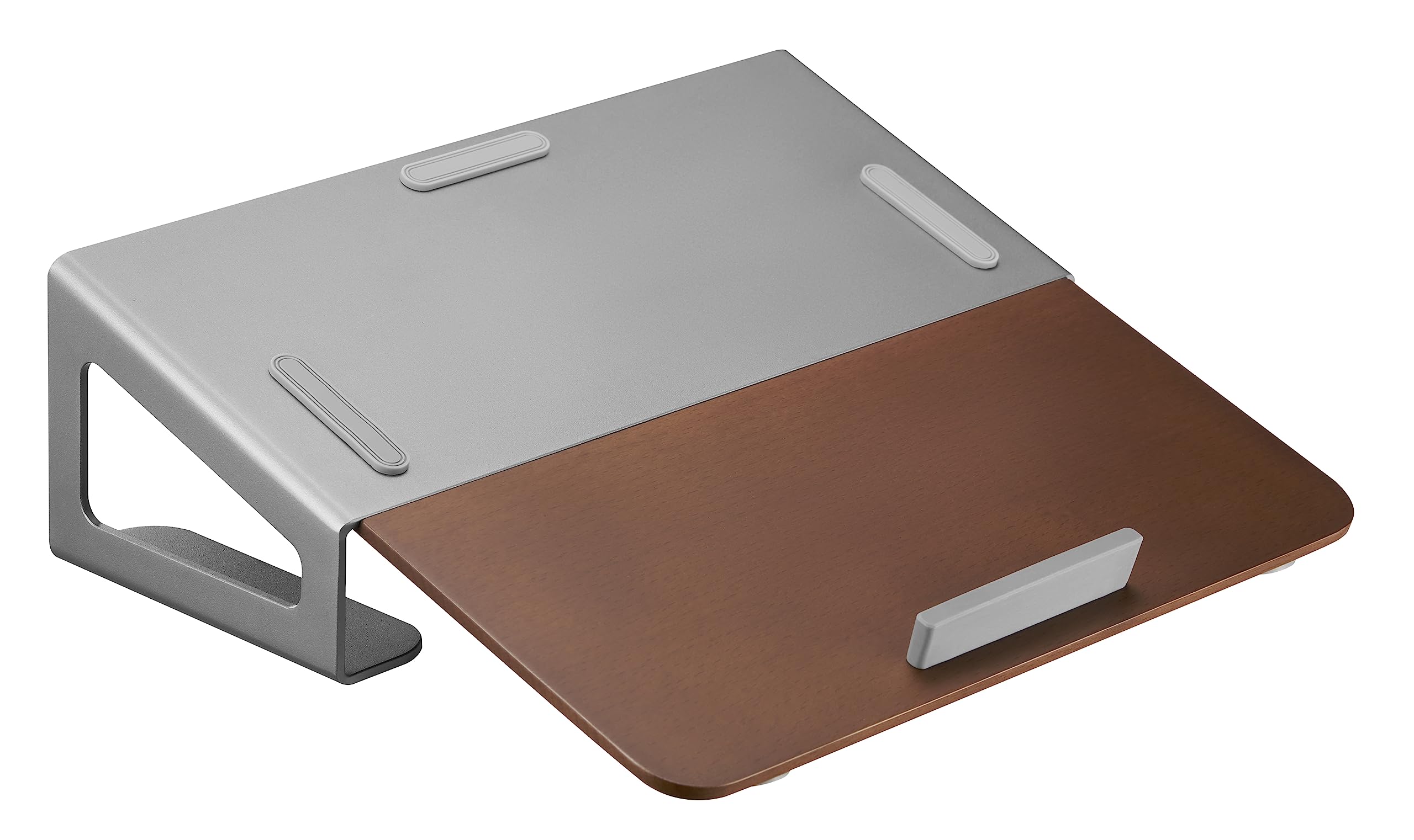 – Navodesk Wooden Laptop Riser Stand, Ergonomic Desk Accessory for Macbook & Notebook, Universal Laptop Stand