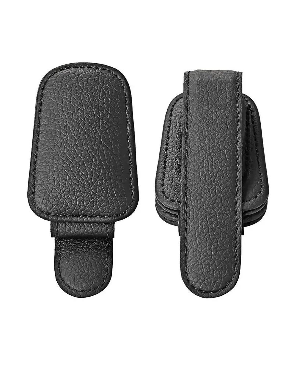 Supporto per Occhiali da Sole Universale per Auto, Clip per Occhiali, Supporto Universale per Visiera Morbida, Supporto Multifunzionale per Occhiali da Auto, (Marrone)