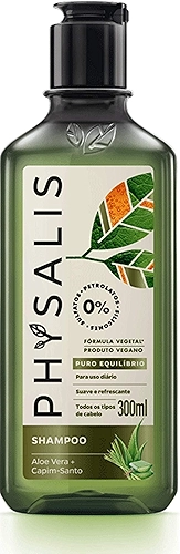 PHYSALIS Shampoo Vegano Physalis Puro Equilibrio 300Ml Verde