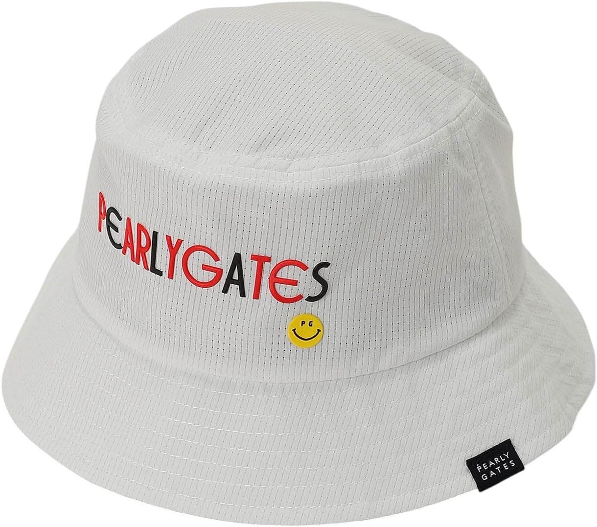 PEARLY GATES バケットハット ホワイト ネイビー ユニセックス PEARLY GATES バケットハット ホワイト ネイビー ユニセックス