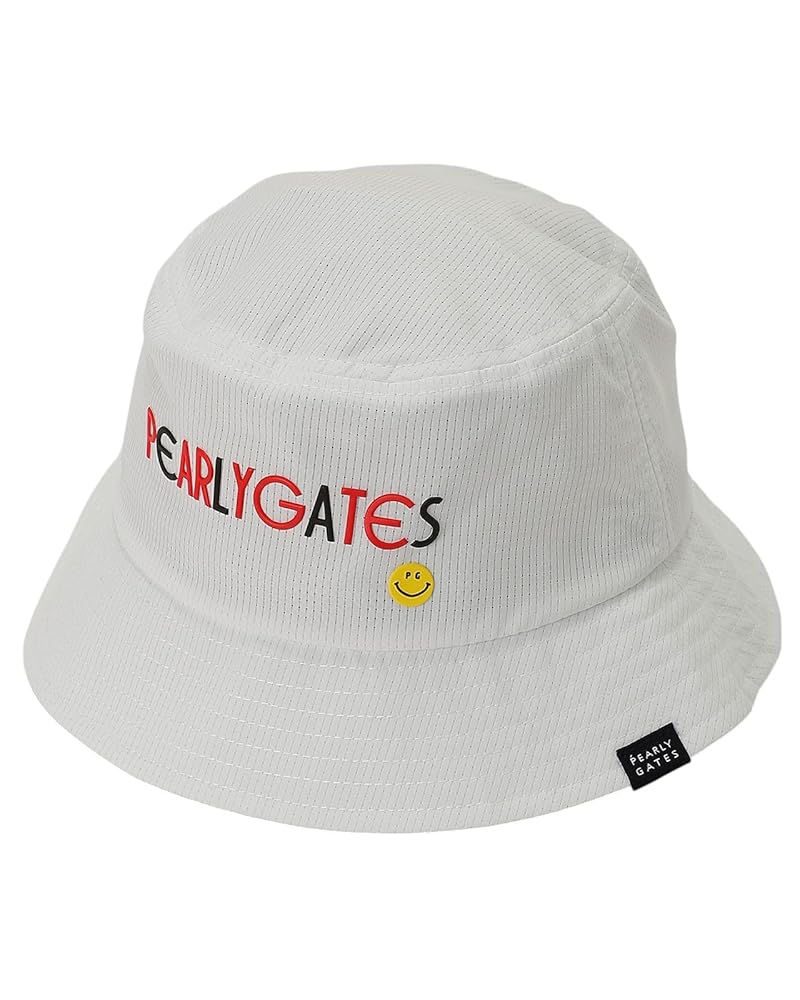 パーリーゲイツ　吸湿速乾ホワイトモックネック ベア疑似メッシュ半袖モックネックカットソー | PEARLY GATES