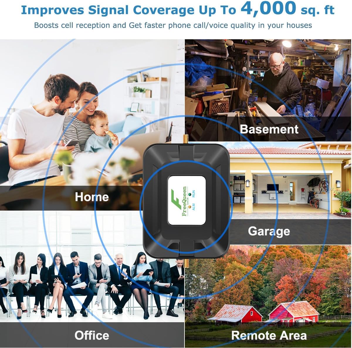 AT&T Signal Booster AT&T Cell Phone Signal Booster T Mobile Cell Phone Booster 5G 4G LTE Band 12/17 ATT Cell Signal Booster ATT Cell Booster for Hone Cell Phone Extender Amplifier Boost Call/Data | AT&T Cell phone signal booster for home Boost 4G,5G cell signal , improve Call/Data