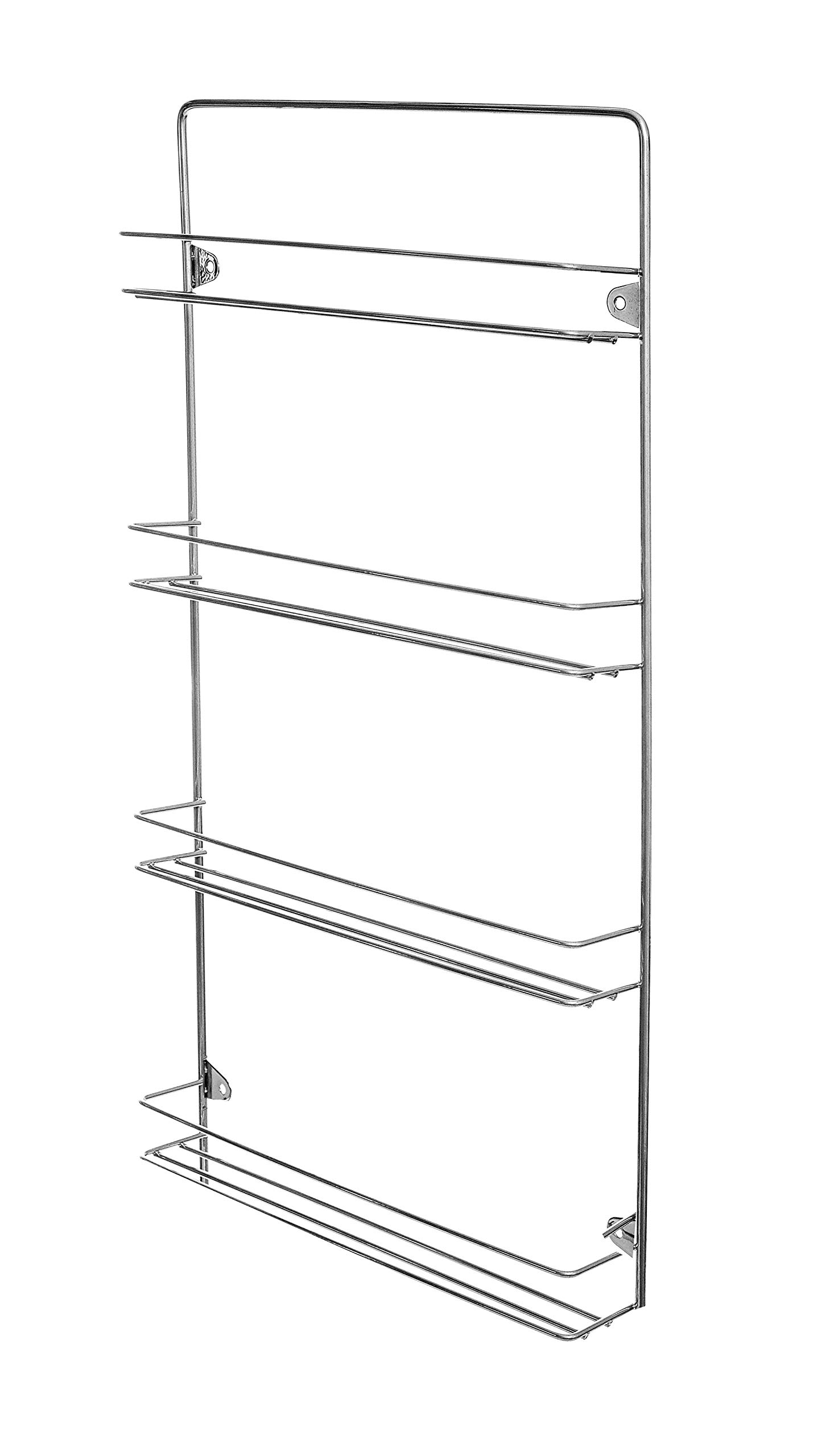 Customize Your British Spice Rack With Colour And Size To Suit Your Kitchen (4 Tier, Chrome)
