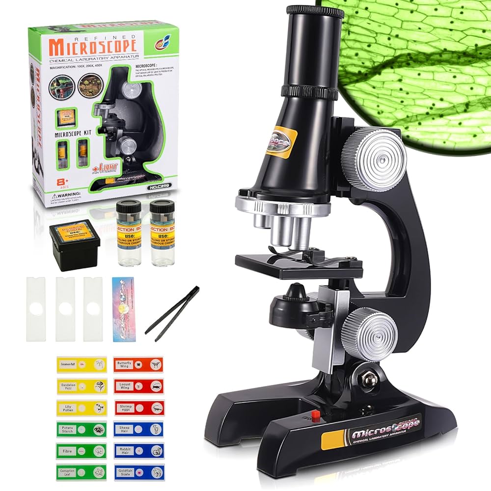 Amazon.co.jp: KOCOMART 顕微鏡 小学生 子供向け マイクロ