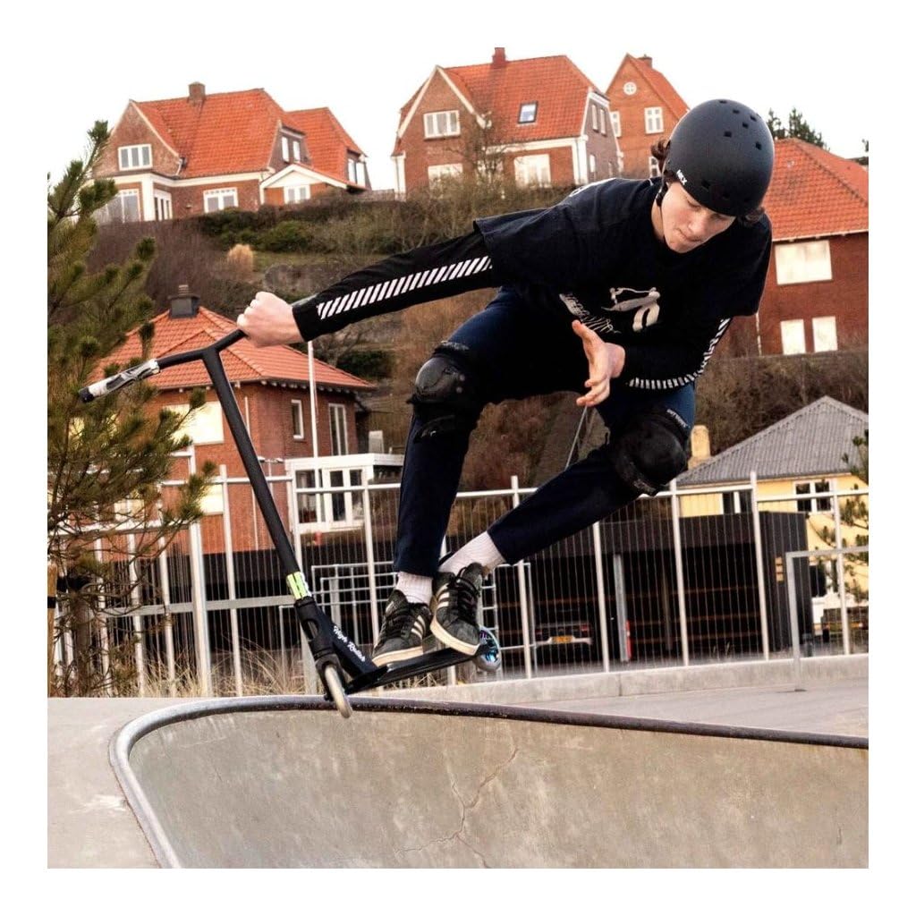 Story Stunt Trottinette High Roller | Roulements ABEC-9 haute performance | Guidon 360° pour Freestyle | Alliage d'aluminium 6061 durable